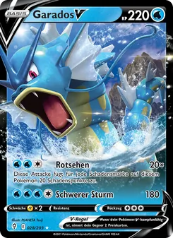 Garados V, Drachenwandel Nº 28 Holo