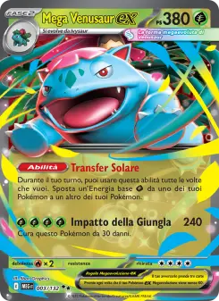 Mega Venusaur-ex, Megaevoluzione Nº 003 Holo