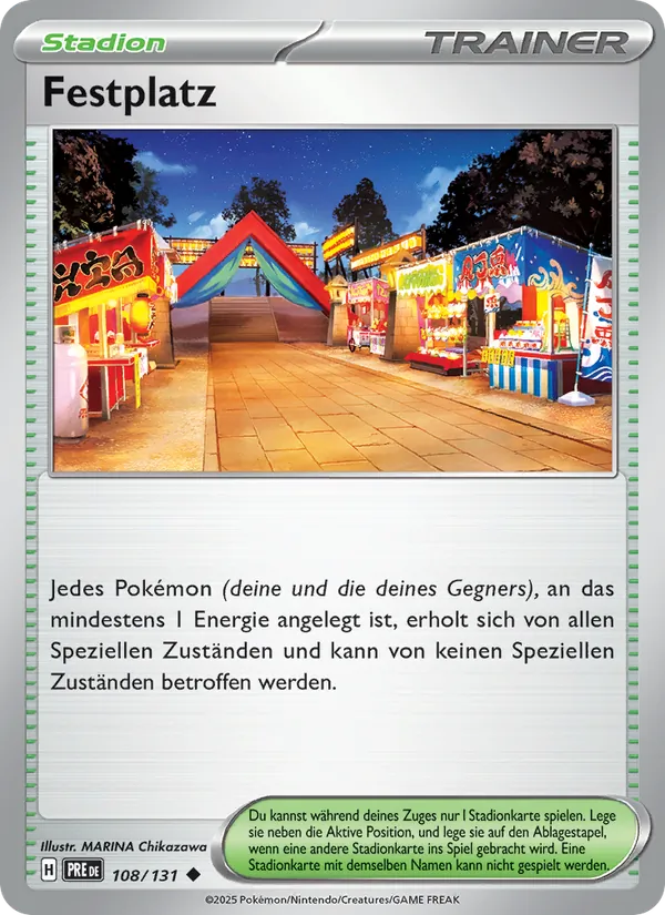 Festplatz, Prismatische Entwicklungen No. 108