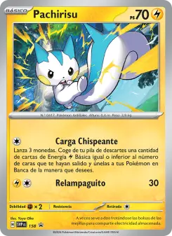 Pachirisu, SVP Black Star Promos No. 158 Holo
