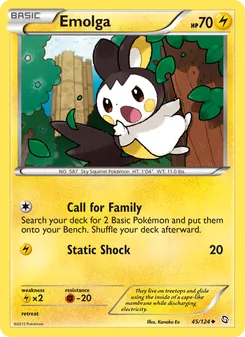 Emolga, Dragons Exalted Nº 45 Normal