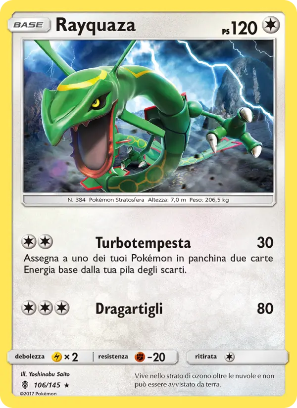 Rayquaza, Guardiani Nascenti No. 106