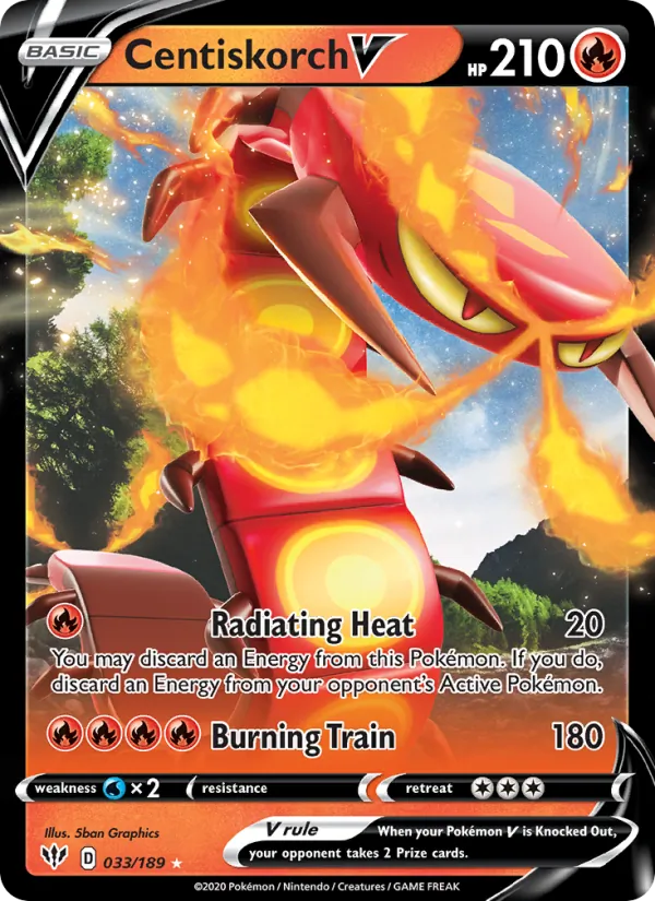 Centiskorch V, Darkness Ablaze Nº 33