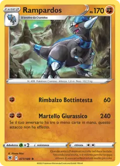 Rampardos, Lucentezza Siderale No. 077 Holo