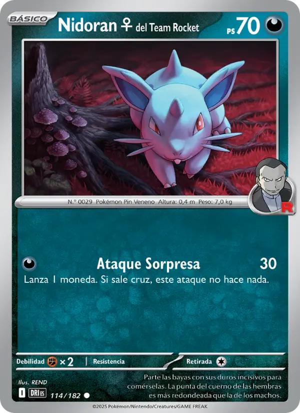 Nidoran♀ del Team Rocket, Rivales Predestinados No. 114