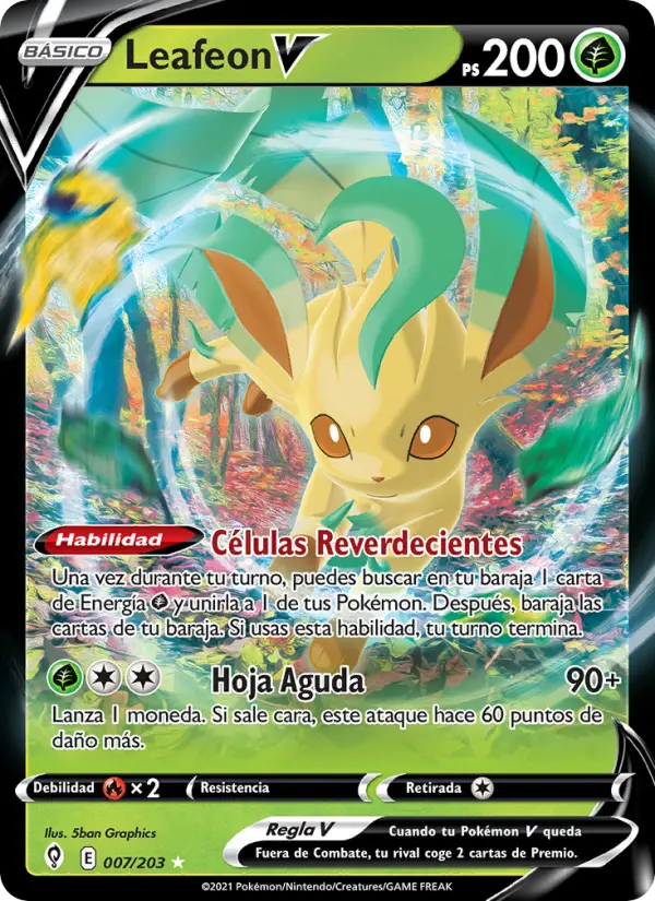 Leafeon V, Cielos Evolutivos Nº 7
