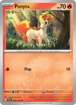 Ponyta, Couronne Stellaire No. 019 Normal