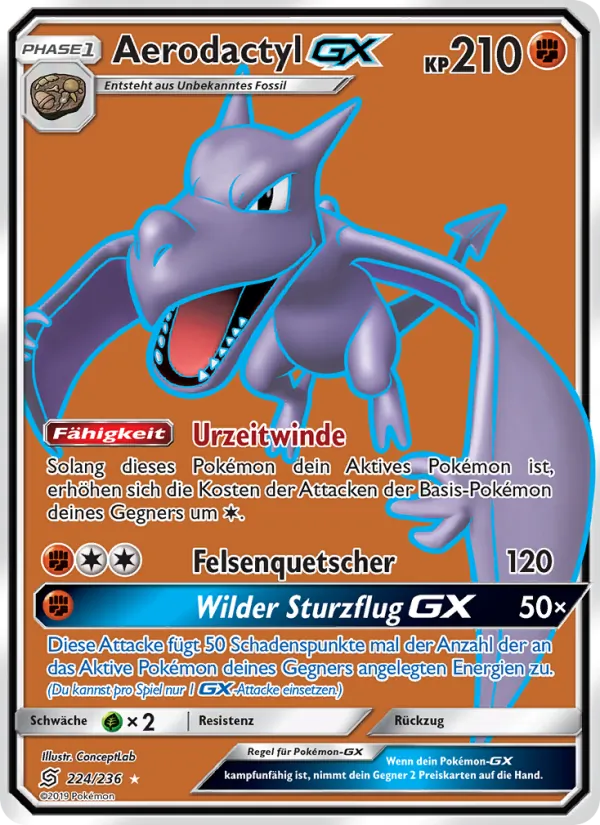 Aerodactyl GX, Bund der Gleichgesinnten Nº 224