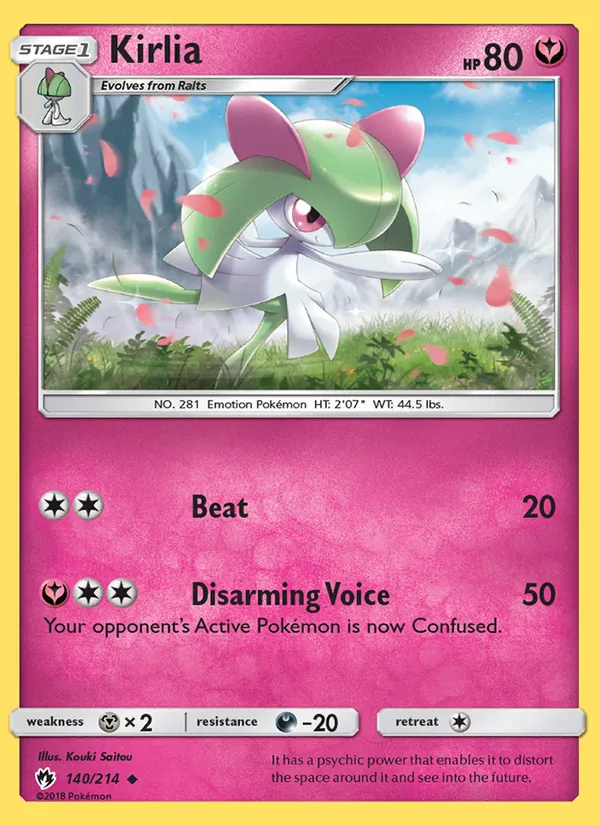 Kirlia, Lost Thunder Nº 140