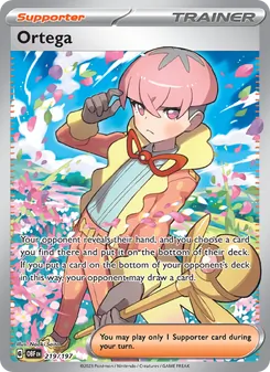 Ortega, Obsidian Flames Nº 219 Holo