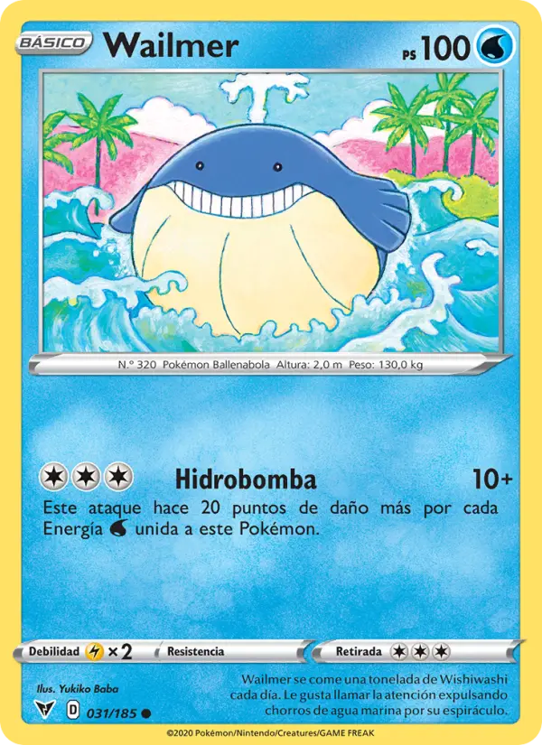 Wailmer, Voltaje Vívido No. 31