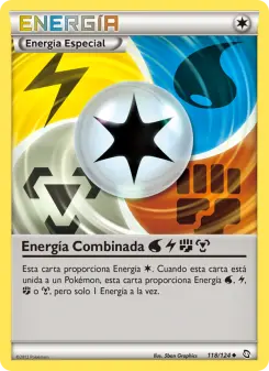 Energía Combinada WaterLightningFightingMetal, Dragones Majestuosos Nº 118 Normal