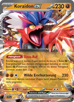 Koraidon-ex, Karmesin & Purpur No. 125 Holo
