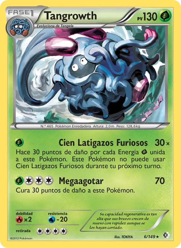 Tangrowth, Fronteras Cruzadas Nº 6