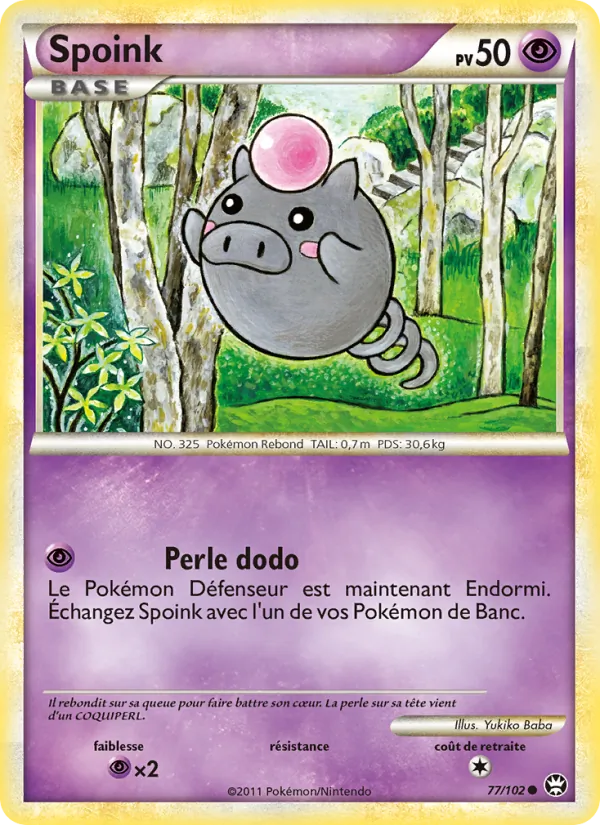 Spoink, Triomphant Nº 77