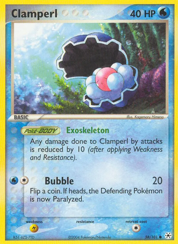 Clamperl, Hidden Legends No. 58