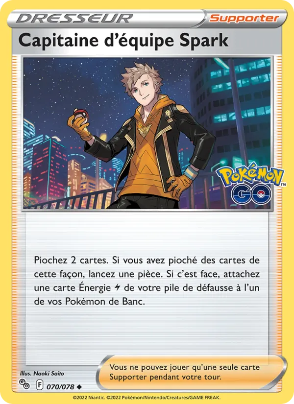 Capitaine d'équipe Spark, Pokémon GO No. 070