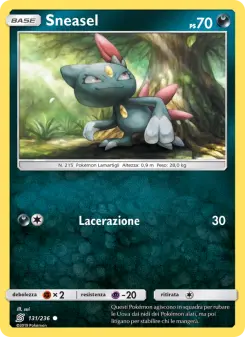 Sneasel, Sintonia Mentale Nº 131 Normal