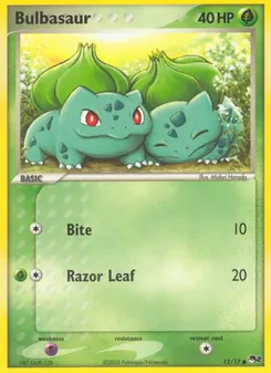 Bulbasaur, POP Series 2 Nº 12 Normal