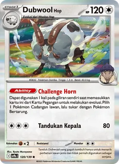 Dubwool <Hop>, Ikatan Takdir Nº 120 Normal