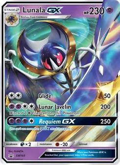 Lunala GX, SM Black Star Promos Nº SM103 Normal