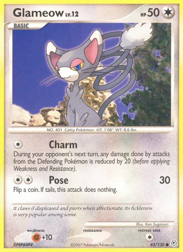 Glameow, Diamond & Pearl No. 83