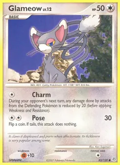 Glameow, Diamond & Pearl No. 83 Normal