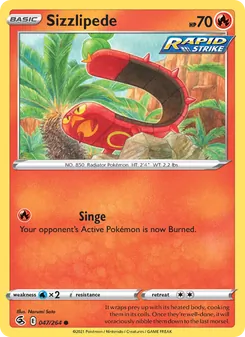 Sizzlipede, Fusion Strike No. 47 Normal