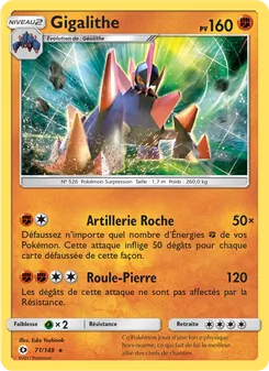 Gigalithe, Soleil et Lune Nº 71 Normal