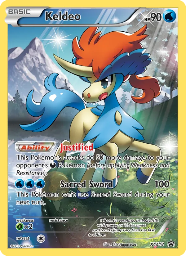 Keldeo, XY Black Star Promos No. XY118