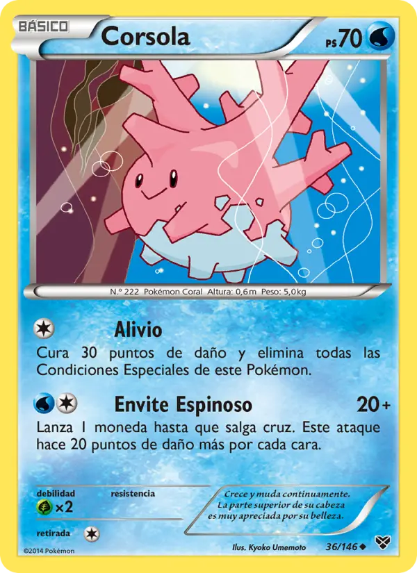 Corsola, XY Nº 36