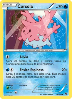 Corsola, XY No. 36 Normal