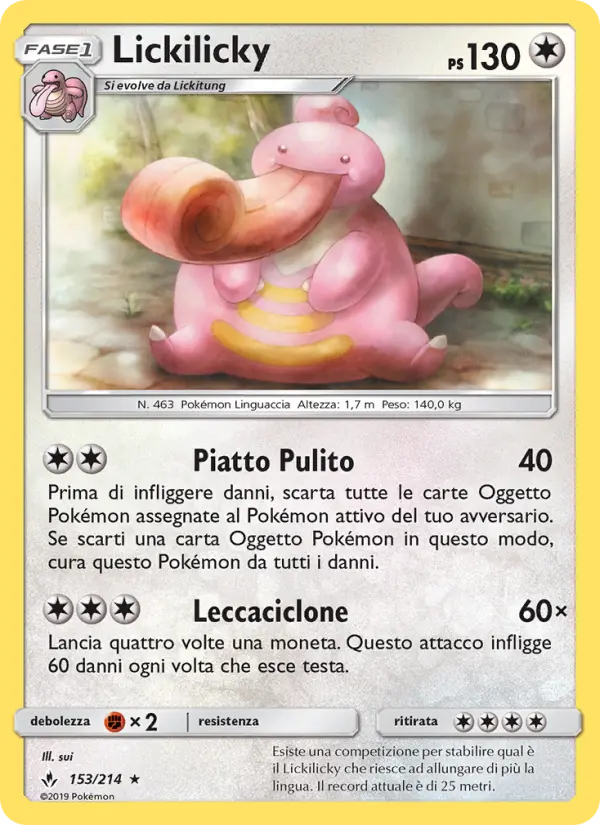 Lickilicky, Legami Inossidabili No. 153