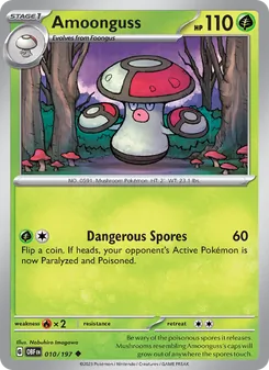 Amoonguss, Obsidian Flames No. 010 Normal