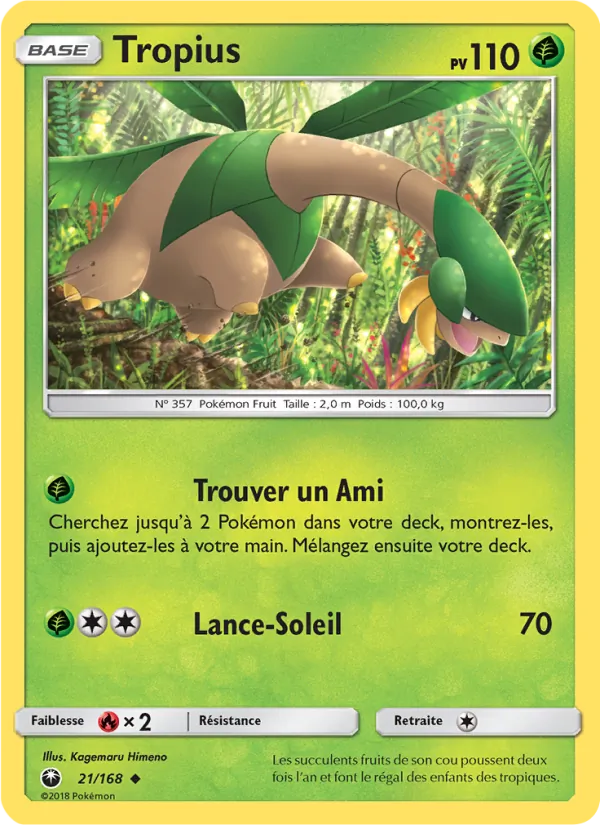 Tropius, Tempête Céleste No. 21