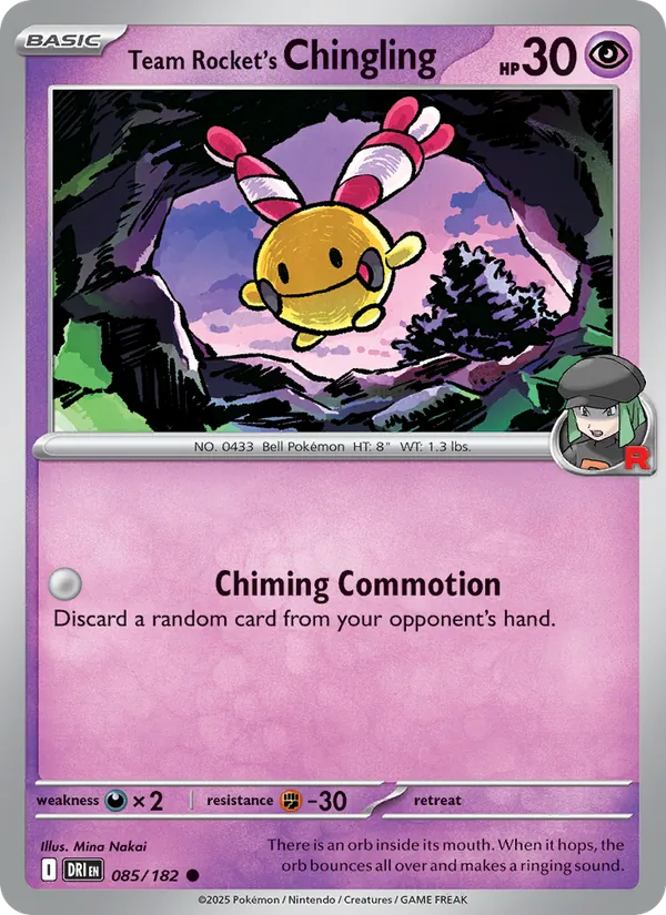Team Rocket's Chingling, Destined Rivals No. 085