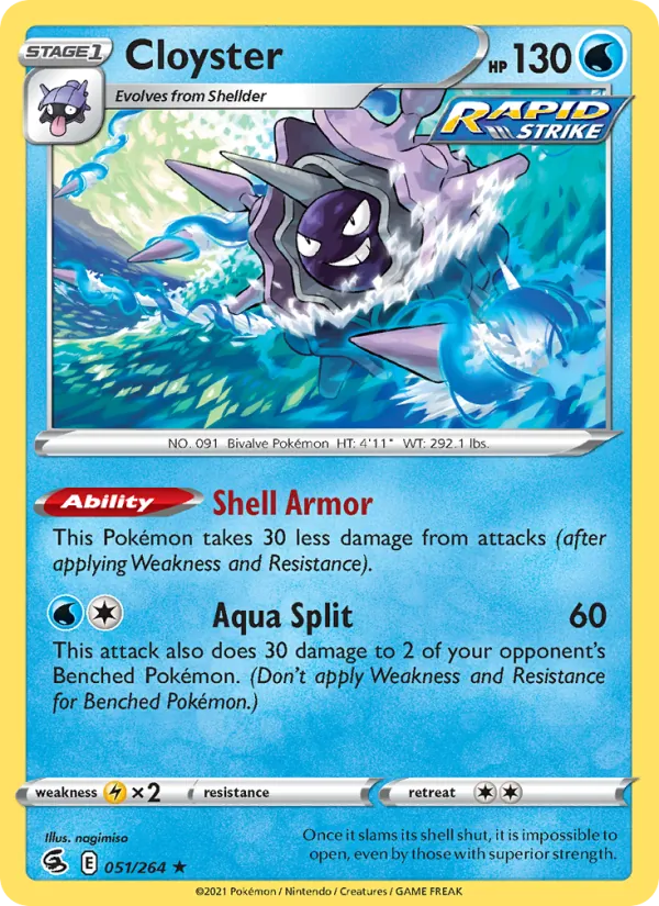 Cloyster, Fusion Strike Nº 51