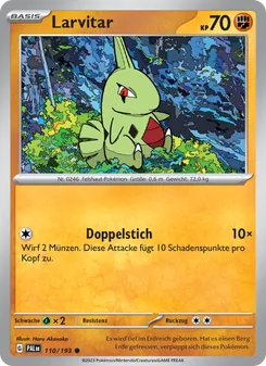 Larvitar, Entwicklungen in Paldea Nº 110 Normal