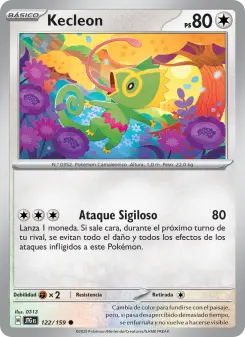 Kecleon, Juntos de Aventuras No. 122 Normal