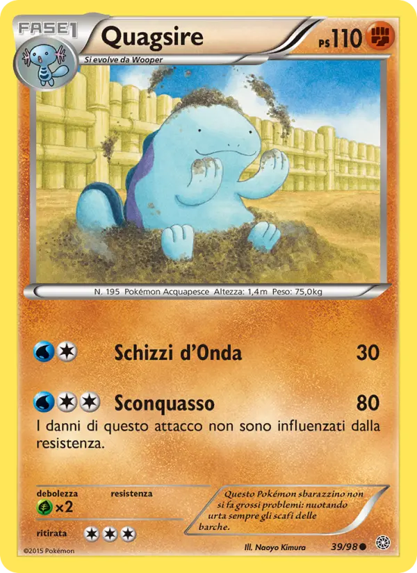 Quagsire, Antiche Origini Nº 39