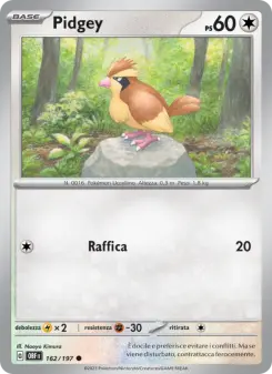 Pidgey, Ossidiana Infuocata No. 162 Normal