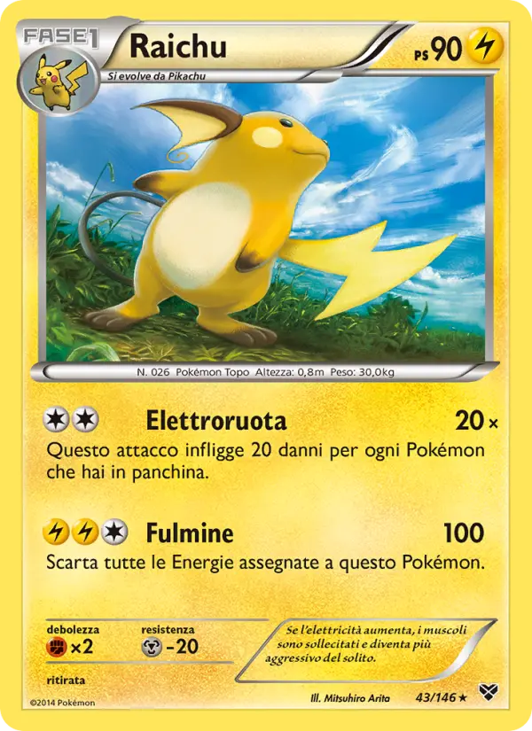 Raichu, XY No. 43