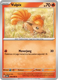 Vulpix, Kilat Rasi No. 016 Normal