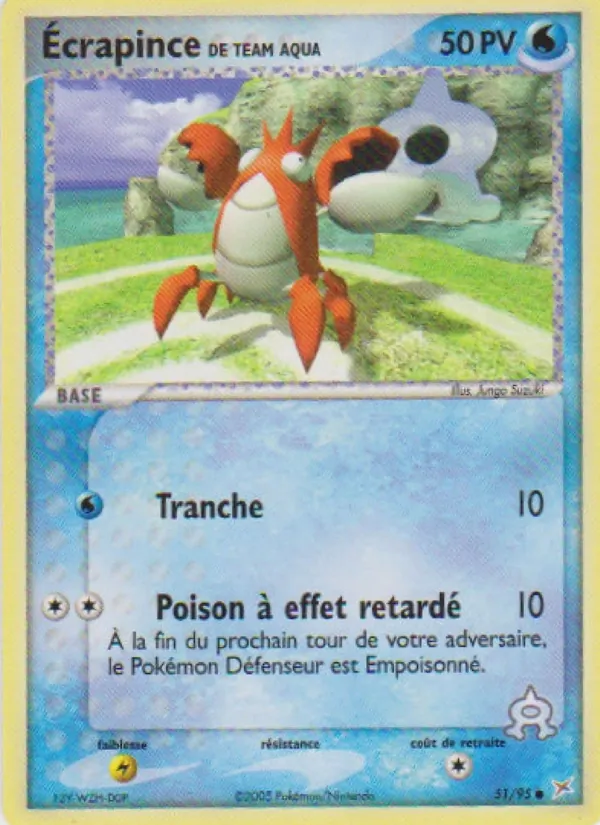 Écrapince de Team Aqua, EX Team Magma vs Team Aqua No. 51