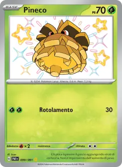 Pineco, Destino di Paldea Nº 099 Holo