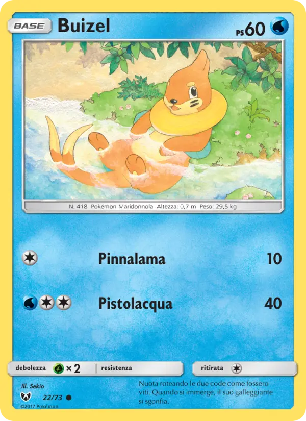 Buizel, Leggende Iridescenti Nº 22