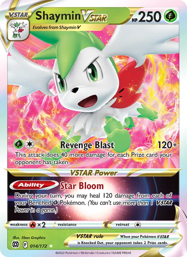 Shaymin VSTAR, Brilliant Stars No. 014