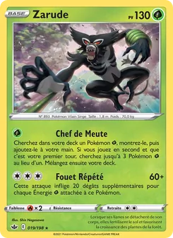 Zarude, Règne de Glace No. 19 Holo