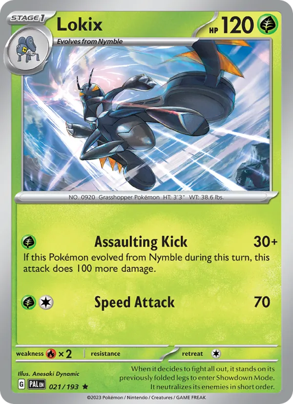 Lokix, Paldea Evolved Nº 021
