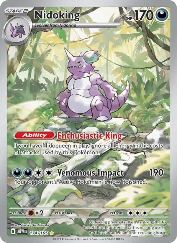 Nidoking, 151 Nº 174